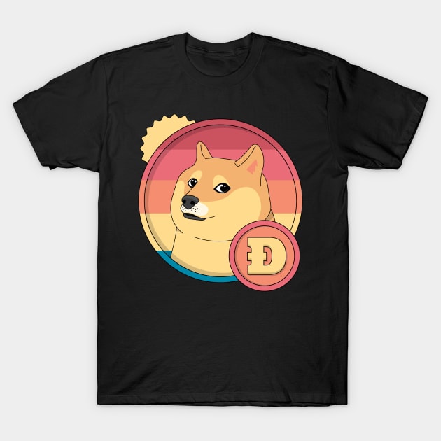 Doge Coin, Hodler T-Shirt by EquilibriumArt